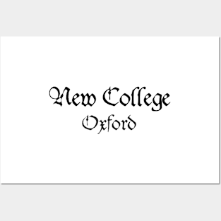 Oxford New College Medieval University Posters and Art